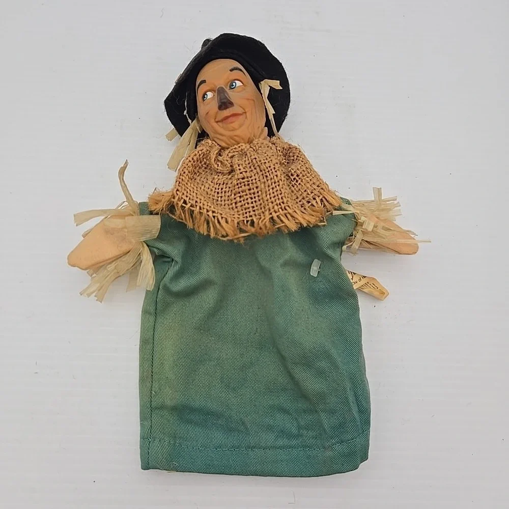 1987 THE WIZARD OF OZ SCARECROW PUPPET‎ PRESENTS HAMILTON GIFTS DOLL VTG